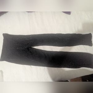 SHEIN Black Textured Leggings